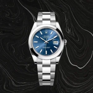 Rolex Datejust 41 - Blue Dial, Bisel Liso, Oyster