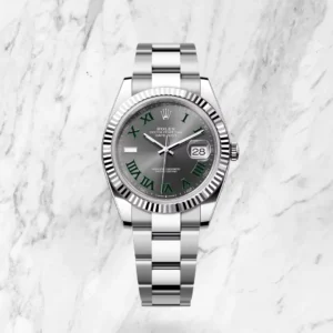 Rolex Datejust 41 - Wimbledon Dial, Fluted Bezel, Oyster