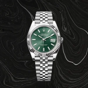 Rolex Datejust 41 - Mint Green Dial, Fluted Bezel, Jubilee